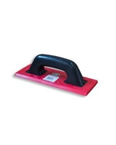 Olejnik grouting trowel with red rubber base for epoxy joints