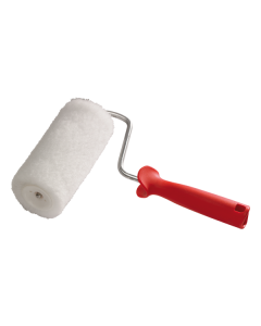 Professional 180 mm PAR-2961 polyester paint roller with a polypropylene frame, featuring beveled edges and a mark-free curved cover.