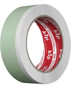 Kip® 310 Premium Quality Soft PVC double-sided adhesive tape, specifically designed for professional painters and plasterers to secure masking materials and achieve sharp paint lines.