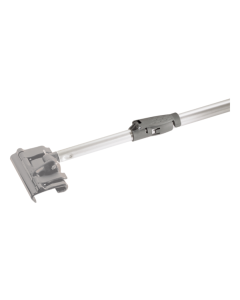 Professional PARFAITLISS telescopic extension pole from xbau, featuring an ultra-lightweight ergonomic design and a fast-locking system for use with smoothing blades and paring knives on ceilings and walls.
