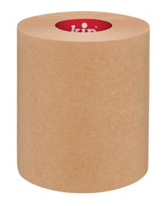 Kip® 399 fully self-adhesive cover paper, showing a roll of environmentally friendly kraft paper with a full-surface adhesive backing for quick protection of window sills and door frames.