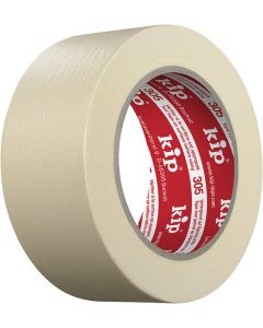 Kip 305 MASKING-TEC PREMIUM lightly creped masking tape with natural rubber adhesive for smooth and uneven surfaces at xbau.