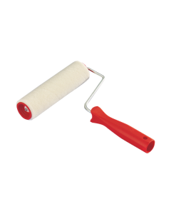 Professional 20-piece medium density paint roller refill set from xbau, featuring reversed internal fabric, beveled edges to prevent paint buildup, and a curved cover design for mark-free application.
