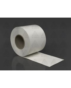 Full-surface self-adhesive window sealing tape made of a 4-layer modified polyamide-film and fleece combination, suitable for hidden, plasterable interior and exterior joints.
