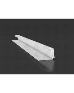PVC plasterboard edge profile for window reveals, featuring a self-adhesive sealing tape to create a crack-free, airtight connection between drywall and window frames.