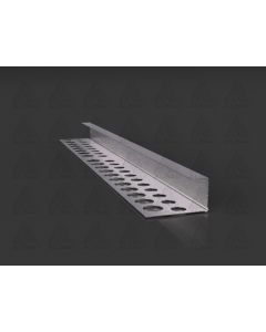 Xbau galvanized steel edging profile for 12.5mm plasterboard, designed for clean terminations and crack-free connections at window frames and wall endings.