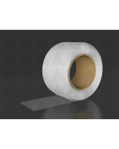 Xbau self-adhesive fiberglass joint tape for reinforcing drywall seams and preventing cracks in plasterboard constructions.