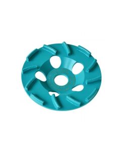 Diamond Grinding Wheel BST 125 Cyclone with 12 offset segments for high-abrasion grinding of hard concrete and efficient dust removal