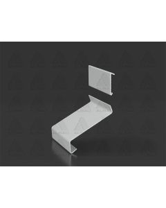 Aluminum joint connector set for the BD 40 DRIP balcony profile, designed to bridge expansion joints between profile sections for a clean, continuous drainage edge.