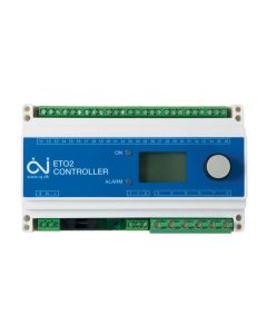 ETO2 ice and snow melt control system with digital display and encoder button for large scale outdoor heating at xbau.