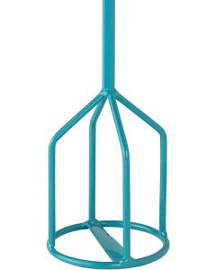 Collomix KR professional mixing paddle featuring a four-component vertical blade design for high-shear homogenization of tile adhesives and leveling compounds
