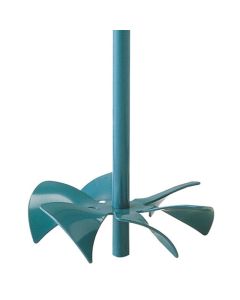 Collomix LX turbo mixing paddle with turbine-blade design for high-speed homogenization of paints, epoxy resins, and liquid coatings