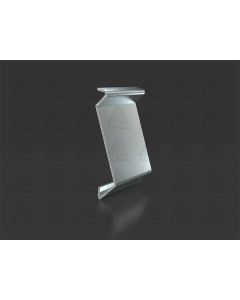 Aluminum joint connector for the B 40 MAXI balcony and terrace system, designed to bridge expansion gaps between profile sections while maintaining a clean, continuous drip edge.