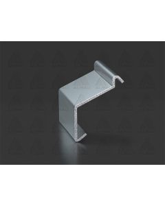 Xbau aluminum connector for the BM MINI balcony and terrace profile series, used to bridge and cover expansion joints between two profile sections.