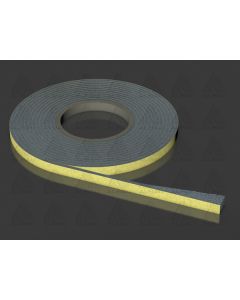 Self-expanding polyurethane joint sealant tape with acrylic impregnation and self-adhesive backing, used for airtight and weatherproof sealing of window frames, concrete joints, and roof constructions.