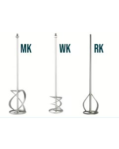 Collomix NIROSTA professional-grade stainless steel mixing paddles featuring high-abrasion resistance and a corrosion-proof finish for demanding construction environments