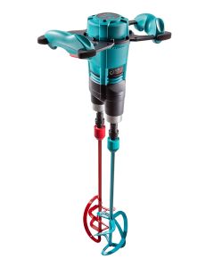 Professional Xo 55 R Duo hand mixer with counter-rotating dual paddles and HEXAFIX quick coupling designed for mixing large 90-liter volumes without counter-torque