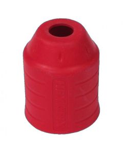 Durable black rubber protection cap specifically designed to fit and protect the HEXAFIX quick-change coupling on Collomix Xo series hand mixers