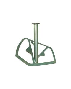 Galvanized replacement mixing tool for the POX-S rotary mixer, designed for heavy-duty applications including concrete with 16mm grain and specialized mortars