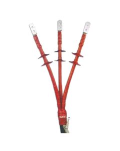 A specialized Warmup End & Termination Kit, designed for finishing and securing self-regulating heating cables, shown with all essential heat-shrink components for a professional installation.