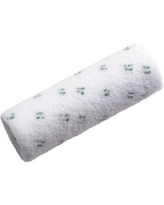 Professional 10 mm microfiber roller with frame from xbau, specifically designed for wood stain, wood treatment, varnishing, and vitrifying applications.