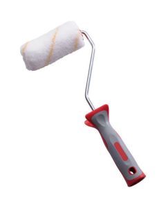 Professional 30 mm diameter anti-dropout mini roller refill from xbau, featuring 12 mm polyamide fabric for a matte satin finish on walls and ceilings in hard-to-reach areas.