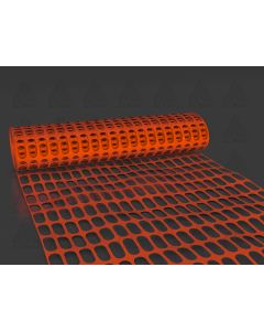 Xbau high-visibility orange temporary safety fencing made from UV-stabilized polypropylene for construction sites, crowd control, and windbreaks.