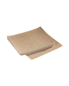 Professional electrostatic corundum sandpaper with a semi-open aluminum oxide structure for sanding soft wood, metal, and primer finishes.
