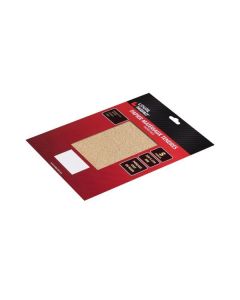 Professional 280 x 230 mm sandpaper for soft materials from xbau, featuring a 5-sheet pack designed for smooth finishing and surface preparation.