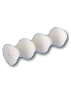 Professional 180 mm xbau polyester paint roller with a polypropylene frame, featuring beveled edges and a mark-free curved cover.