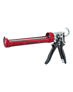 Convoy professional cartridge gun with ergonomic black handle and silver barrel, highlighting the 360-degree rotating grip.