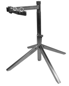 RMX hand-operated gas pressure lift stand for ergonomic mixing with Xo series hand-held mixers