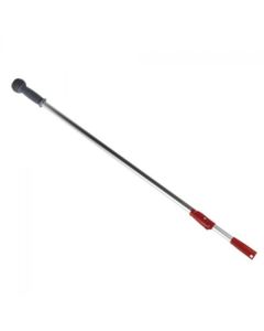 Ultra light aluminium extension pole with rubber grip handle and universal head for sander and low angle lamp
