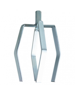 Collomix XM 160 galvanized mixing tool for forced-action mixers, featuring a high-shear blade design for homogeneous mixing of heavy mortars and concrete