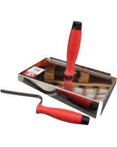 Olejnik grouting tool with ergonomic two-component handle