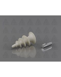 Mounting dowel for drainage membranes