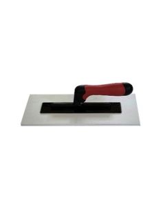 ABS float trowel 280×140×3 mm with two-component handle