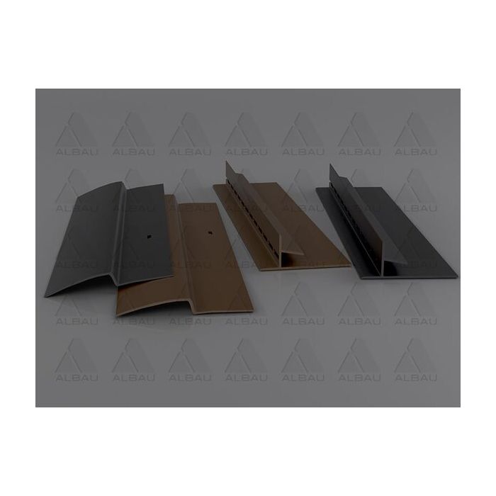 Finishing edge profile for drainage membranes