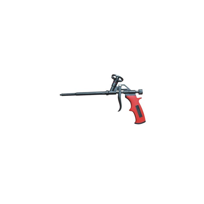 Foam gun with teflon applicator