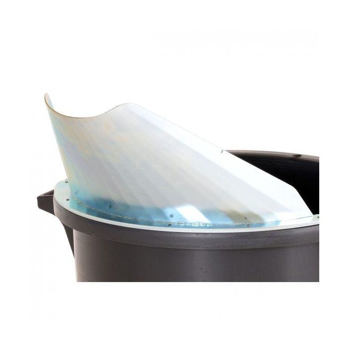 Pouring spout for LevMix mixing bucket