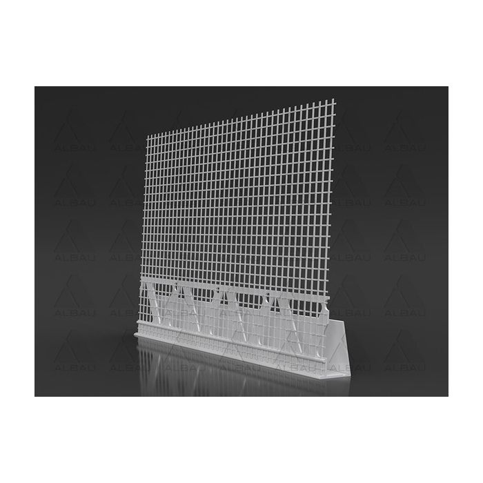 V85-2012 / Clip-on profile for back-ventilated rainscreens, for bottom edge