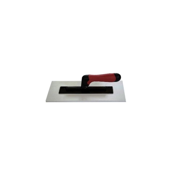 ABS float trowel 280×140×3 mm with two-component handle